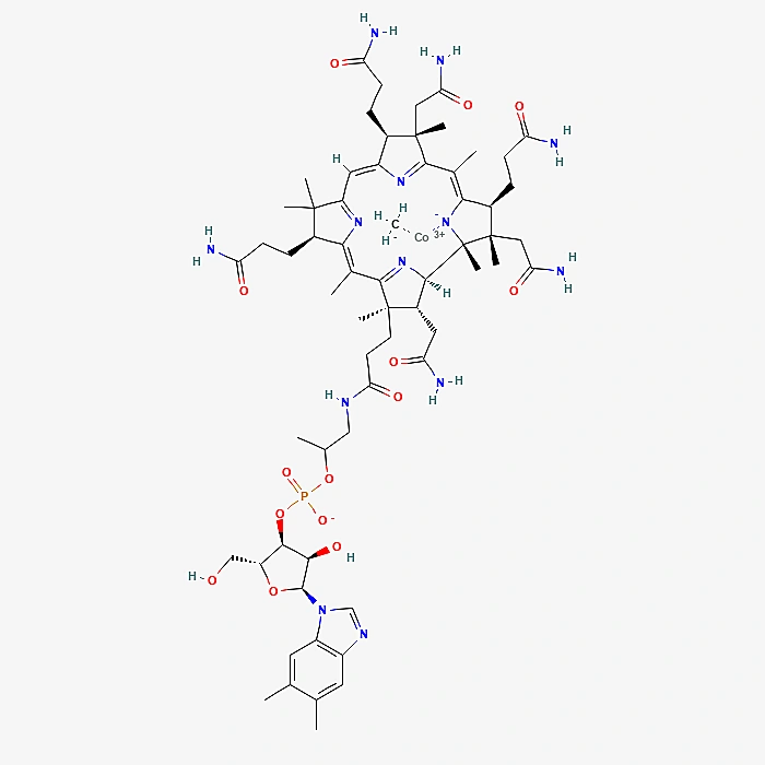 Two-dimensional chemical structure of Methyl B12