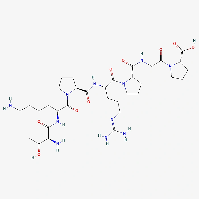 Two-dimensional chemical structure of Selank