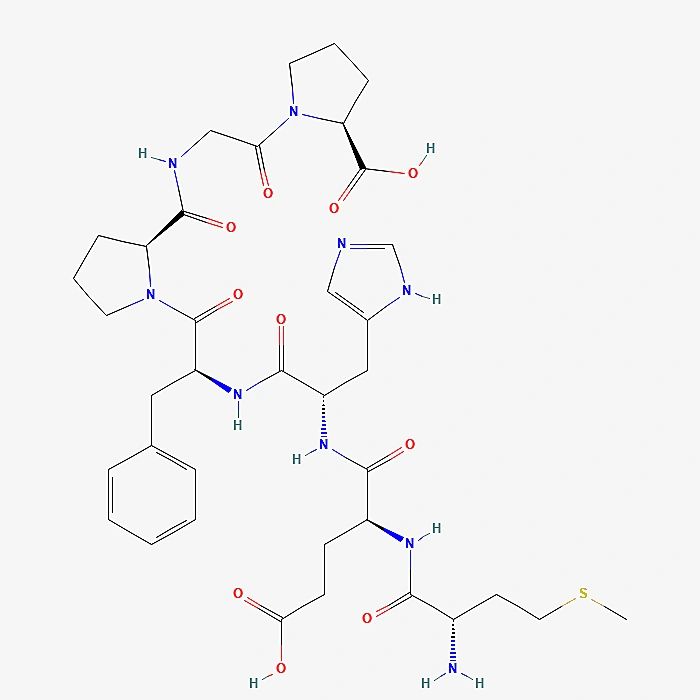 Two-dimensional chemical structure of Semax