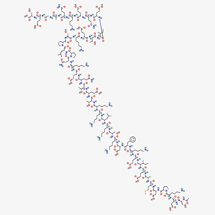 Two-dimensional chemical structure of TB-500, a component of GLOW